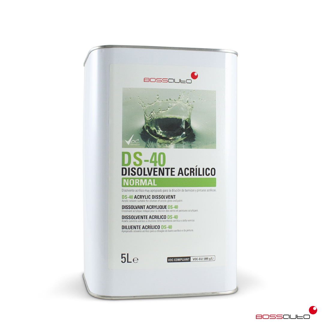 BOSSAUTO DG-40 ACRYL VERDUNNER NORMAAL, 5 LITER.