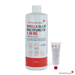 BOSSAUTO VLOEIBARE POLYSTER AFWERKPLAMUUR, 1.04 KG