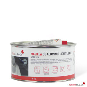 BOSSAUTO LICHTGEWICHT ALUMINIUM PLAMUUR, 1.5 KG, INCL VERHARDER.