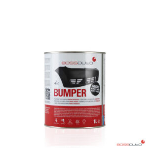 BOSSAUTO BUMPERSPRAY STRUCTUUR COATING, ZWART, 1000ml