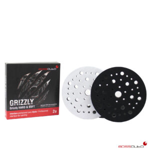 BOSSAUTO GRIZZLY INTERFACE HARD & SOFT MET GATEN VOOR SCHUURMACHINE ,ø150 mm.