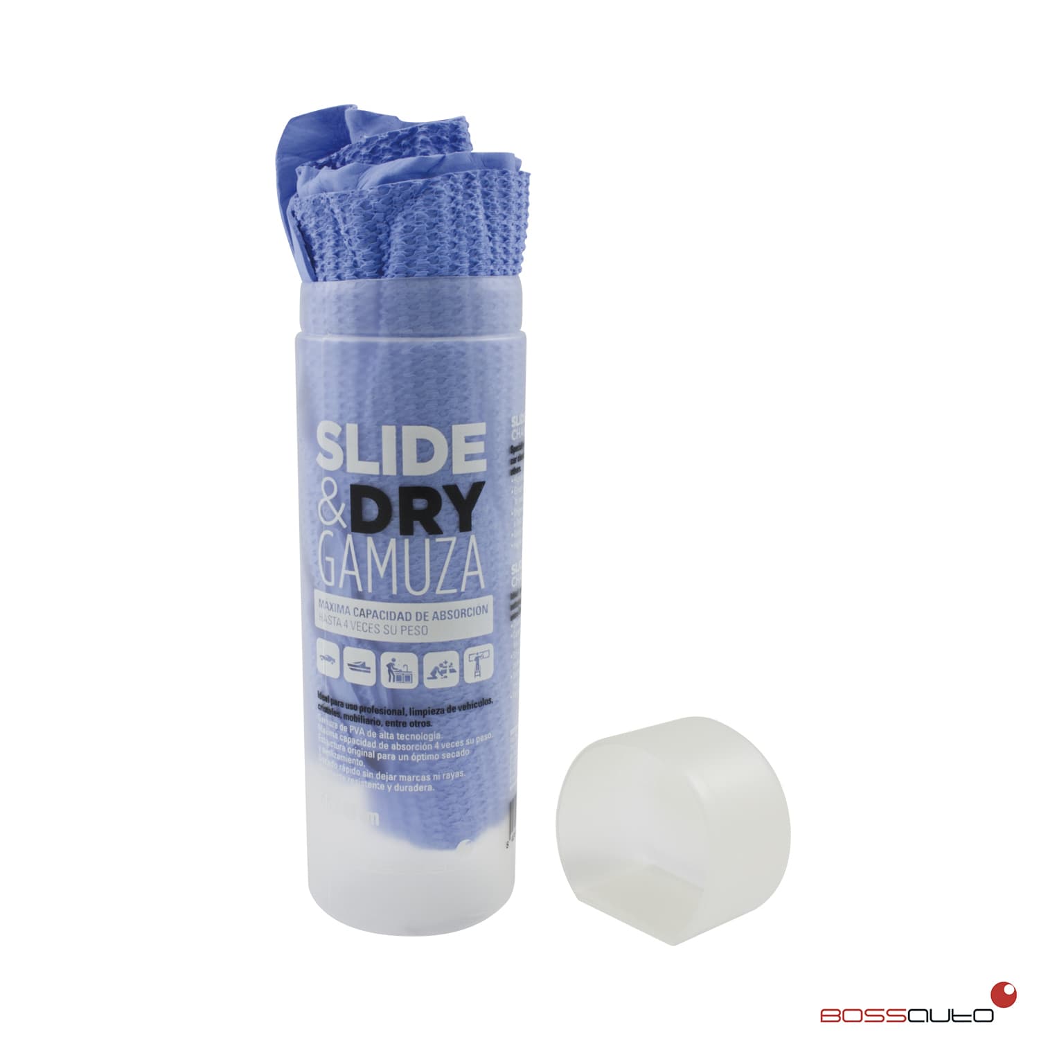 BOSSAUTO ABSORBERENDE ZEEM-DOEK, 66X43cm.
